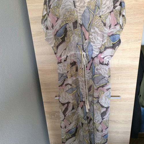 Anel floral semi-transparent kimono like new, size L
