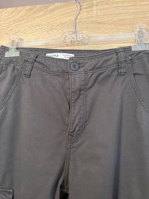 Bershka women's pants gray size M like new