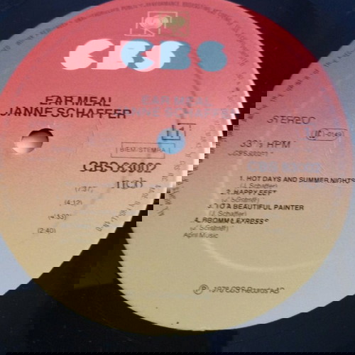 Janne Schaffer Earmeal LP album μεταχειρισμένο, jazz rock