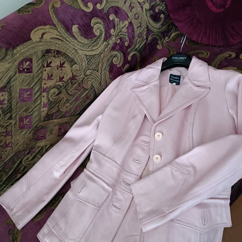 Italian Sandro Ferrone jacket new, pink, size M