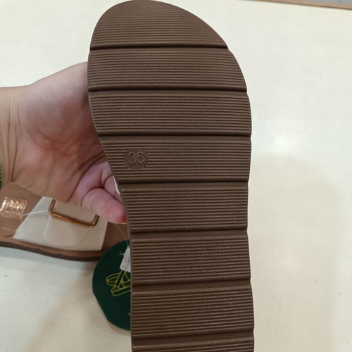 Verde women's sandals white size 36 new
