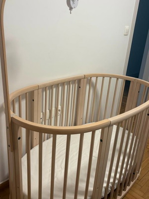 Stokke Sleepi V2 πολυμορφικό βρεφικό κρεβάτι με στρώματα 80 εκ. και 120 εκ.