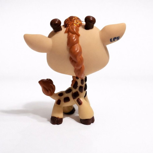 Littlest Petshop giraffe used, Hasbro
