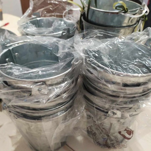 Metal Buckets vintage style, pack of 20, 15 new