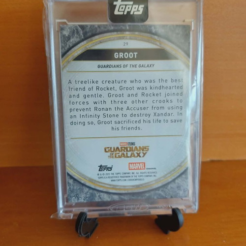 2025 Topps Marvel The Collector Groot Perfection 94/100 Guardians of Galaxy card new