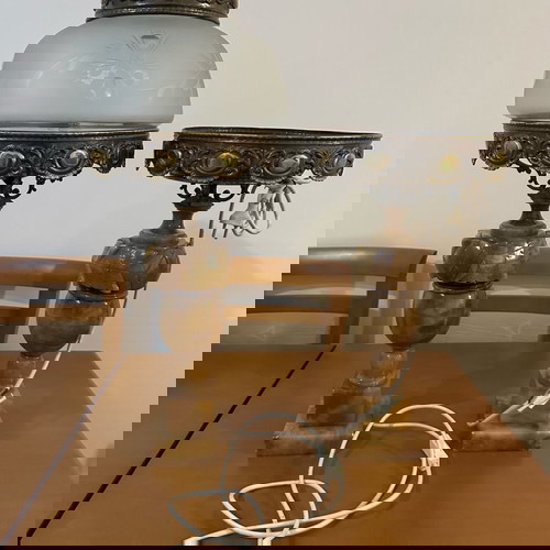 Φωτιστικά από αλάβαστρο μεταχειρισμένα, σετ 2 τεμαχίων