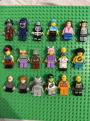Lego minifigures lot used, various series
