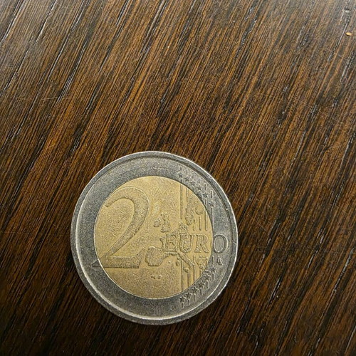 2 Euro Coin Italian 2002 used with Dante Alighieri
