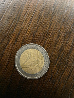 2 Euro Coin Italian 2002 used with Dante Alighieri
