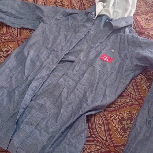 Modern CK Abrand Jeans shirt gray, like new, size L