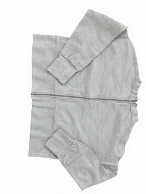 Gray Sweater with Back Zipper used, size M