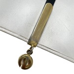 Christian Dior vintage λευκό δερμάτινο clutch μεταχειρισμένο