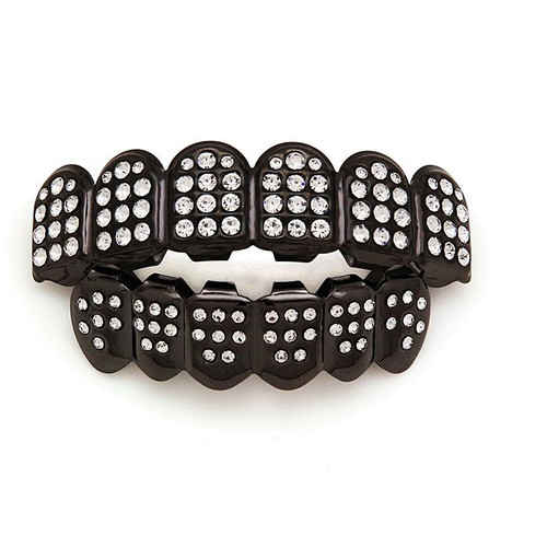Grillz Black Bling Bling new hip-hop set