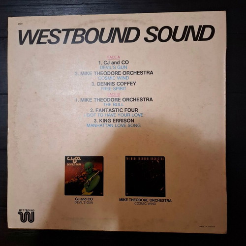 Westbound Sound LP used, funk disco compilation
