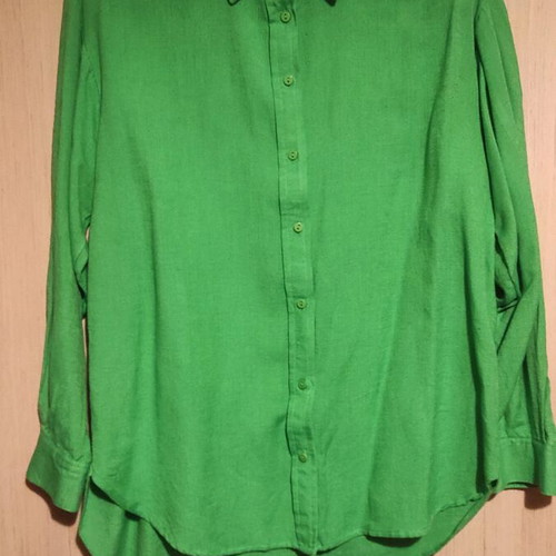 Stradivarius green oversize shirt like new, size M