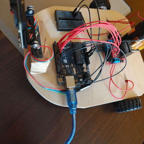 Line Following Robot with AI Vision like new