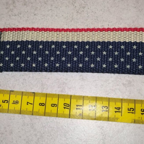 Children's belt like new, 90cm length, blue and red