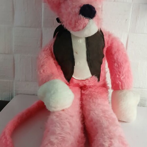 Pink Panther vintage plush 80cm used