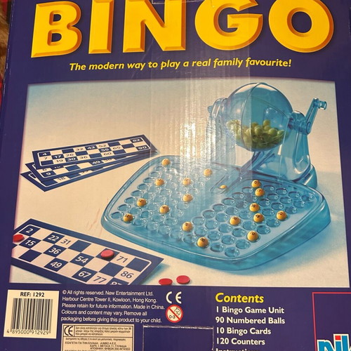 Bingo board game new for children aged 6 and up