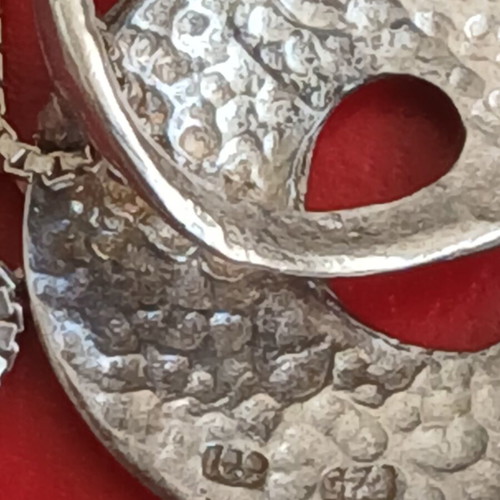 925 silver necklace with 50 cm chain