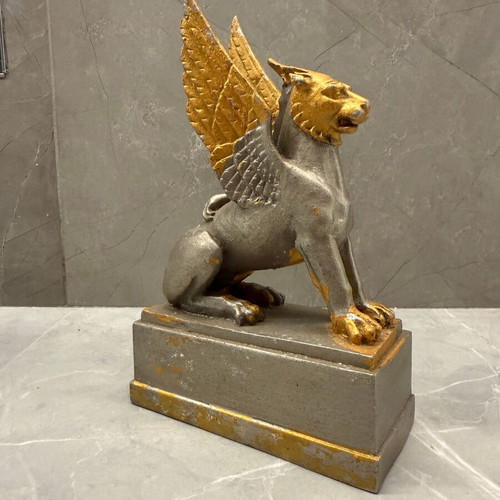 Leningrad Griffin decorative statue vintage Soviet era