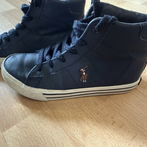 Polo Ralph Lauren kids athletic sneakers size 30, like new, dark blue