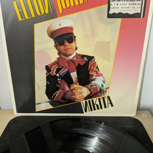 Elton John Nikita vinyl record