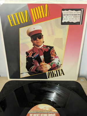 Elton John Nikita vinyl record