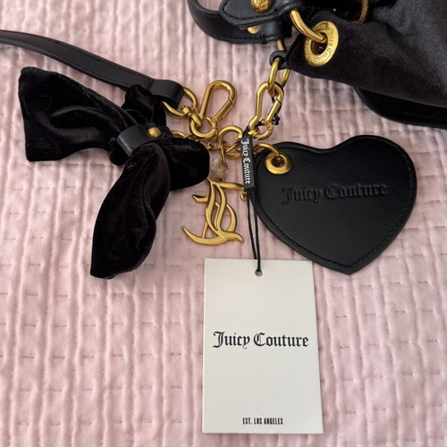 Juicy Couture Primerose black bag with double handle and key charms
