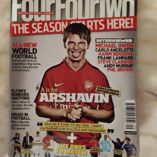 Four Four Two magazine used, September 2009 issue
