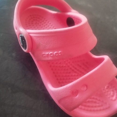 Crocs kids sandals like new, size 23, pink