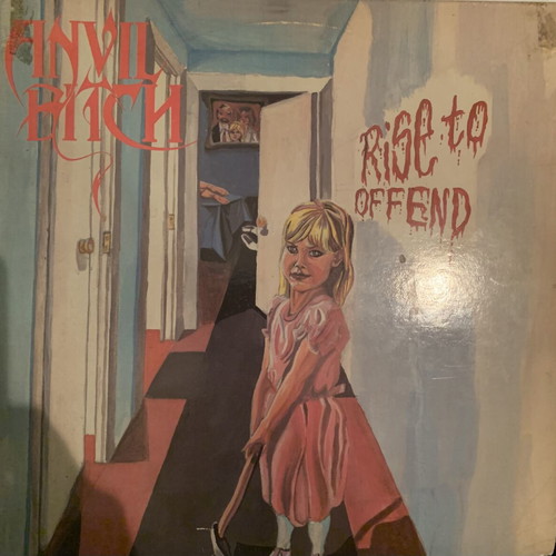 Anvil Bitch Rise To Offend vinyl LP album like new