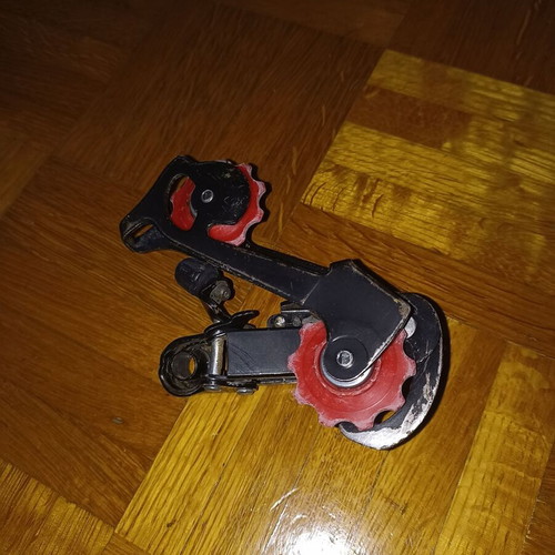 Simplex bicycle derailleur used, black