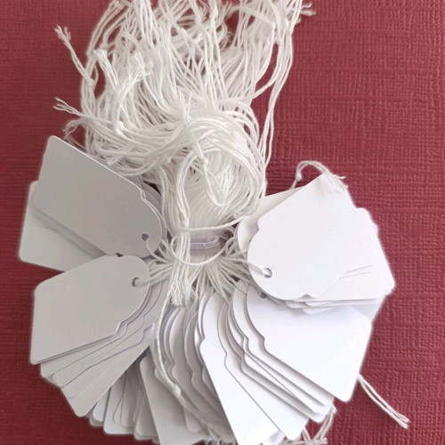 Hanging tags new, pack of 100 pieces