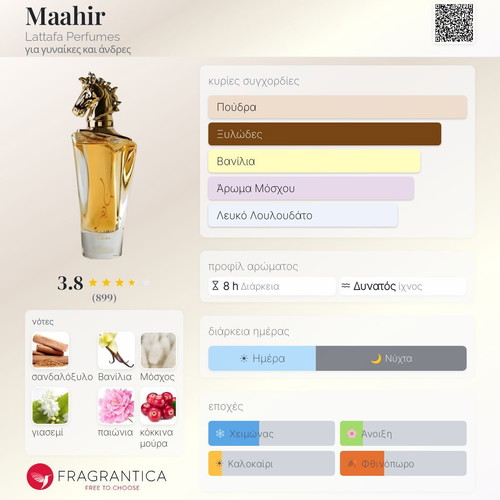 Maahir Lattafa Eau de Parfum 3ml tester sample