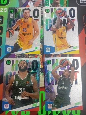 HOLO GIANT EUROLEAGUE TOP CLASS BAYERN AND M TEL AVIV.
