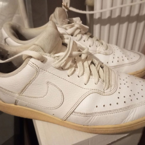 Nike men's shoes used, white, size 42