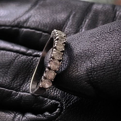 925 ring with zircon like new, size 54, gold color