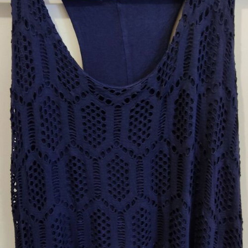 Blue dress like new with mako lining, size XL
