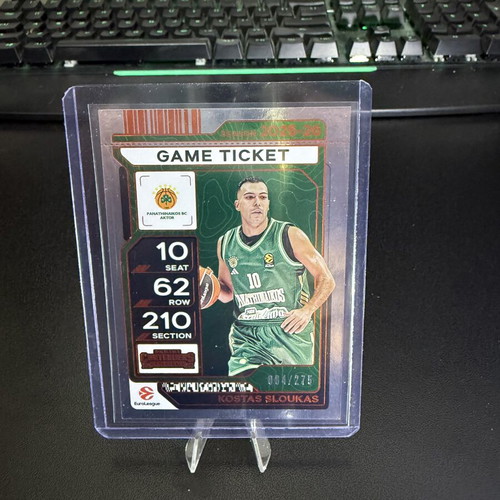 2025-26 Contenders EuroLeague Kostas Sloukas card like new