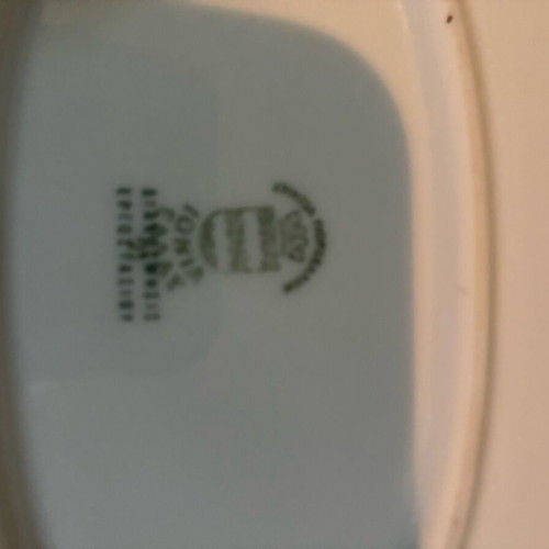 IONIA porcelain serving platters, 2 pieces like new