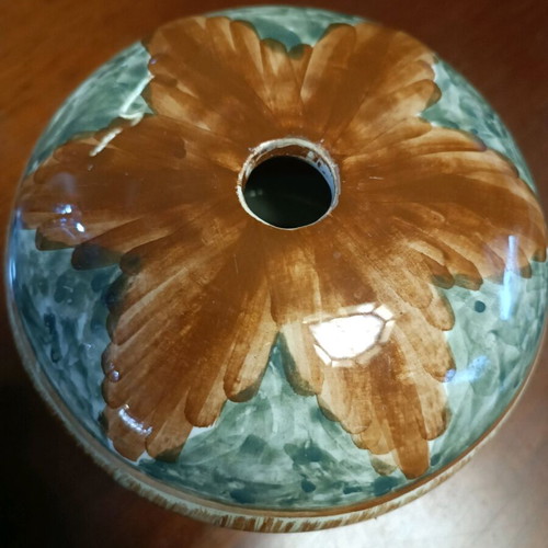 Ceramic lamp parts used, 15 cm diameter, 10 and 5 cm height