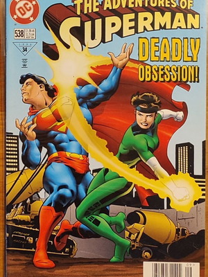 Adventures of Superman κόμικ μεταχειρισμένο, αγγλικά, DC Comics