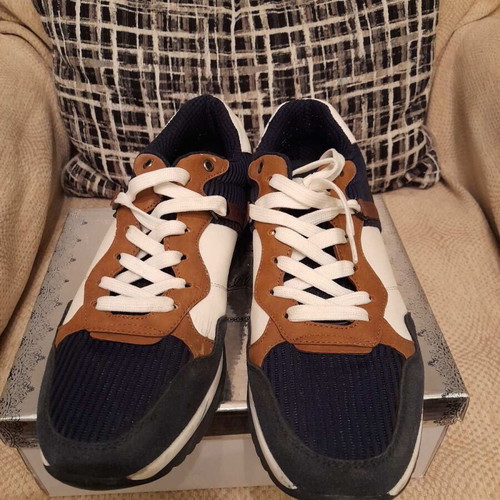 American Stars sneakers shoes used, size 43, blue and brown