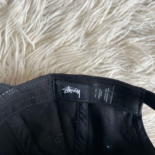 Stussy Stock Logo Cap new, black