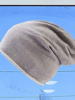 Oversize Παιδικός Σκούφος Γκρι Νέος, Unisex, έως 6 ετών