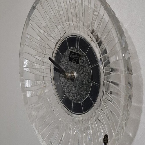 Hoya Lofty Crystal Clock vintage, like new, Japan 1970s-80s
