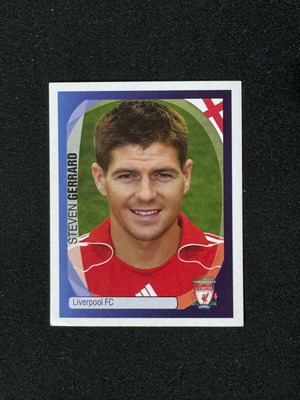 Steven Gerrard 2007-08 Panini Sticker Collection Champions League like new