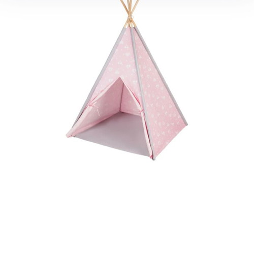 Fabric children's tent like new, pink