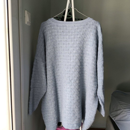 Karavan pullover like new, one size, light blue - gray